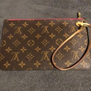 Neverfull zippered clutch